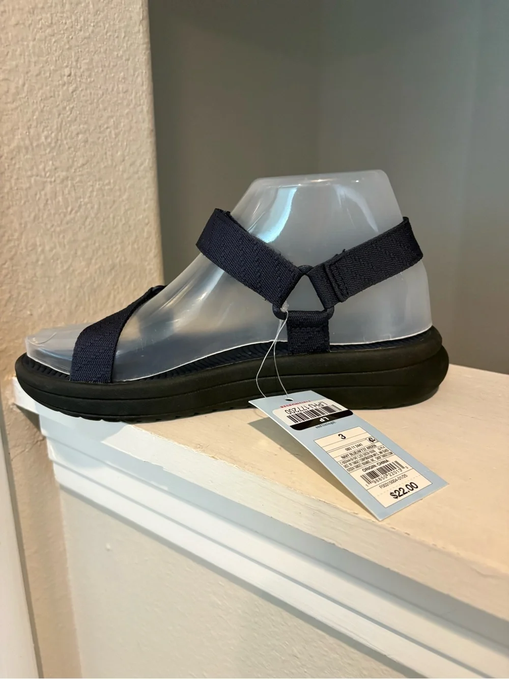 Cat And Jack Kids' Arden Strap Sandals Flip Flop Blue - Youth Sizes Available